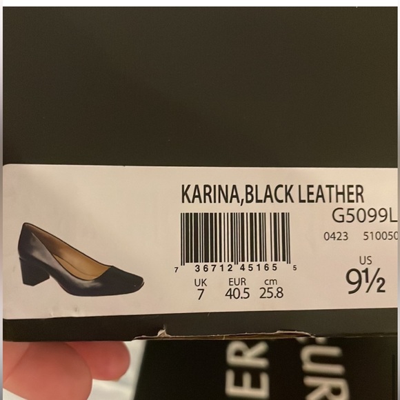 Square toe Karina pumps - Picture 3 of 3